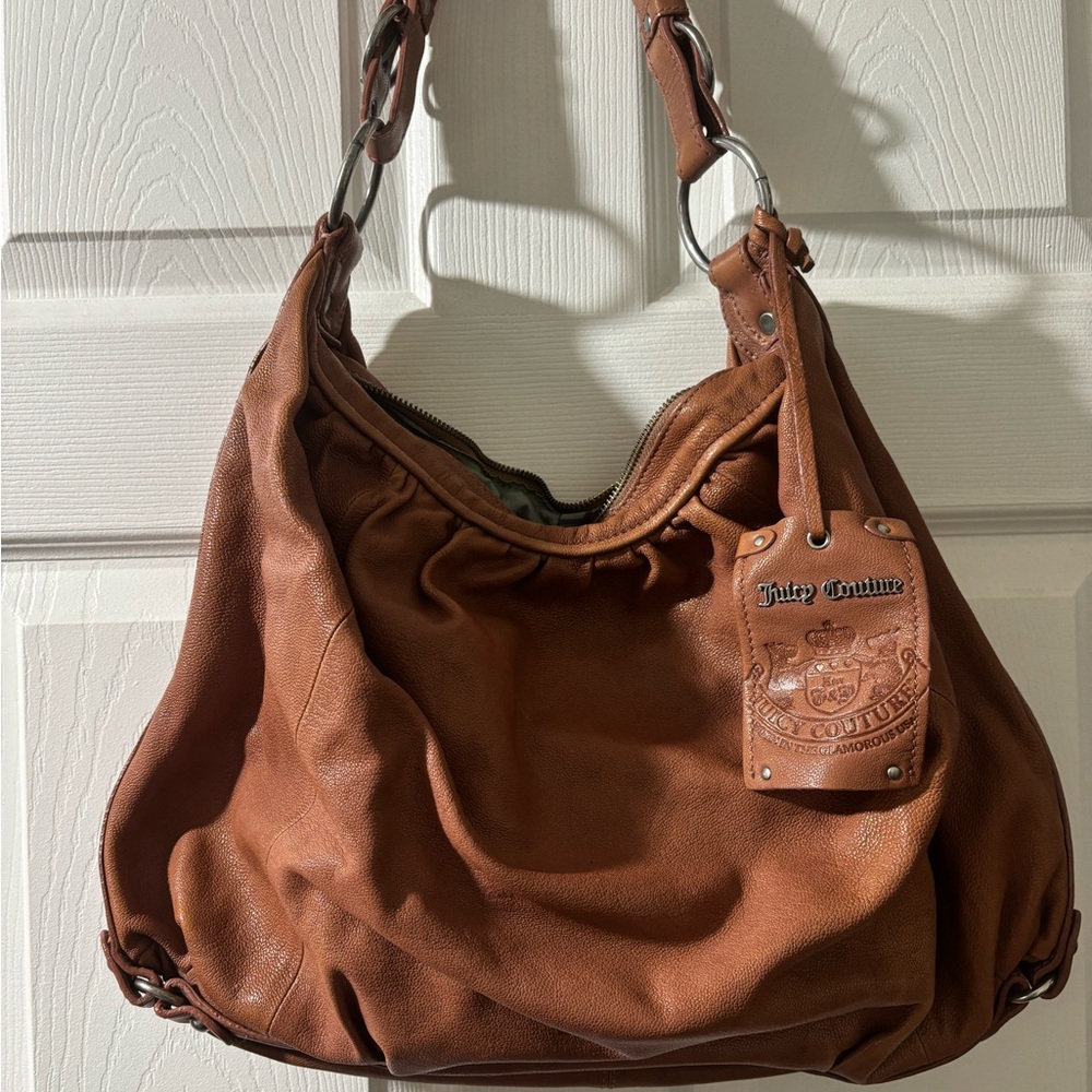 Vintage Juicy Couture Leather Hobobag